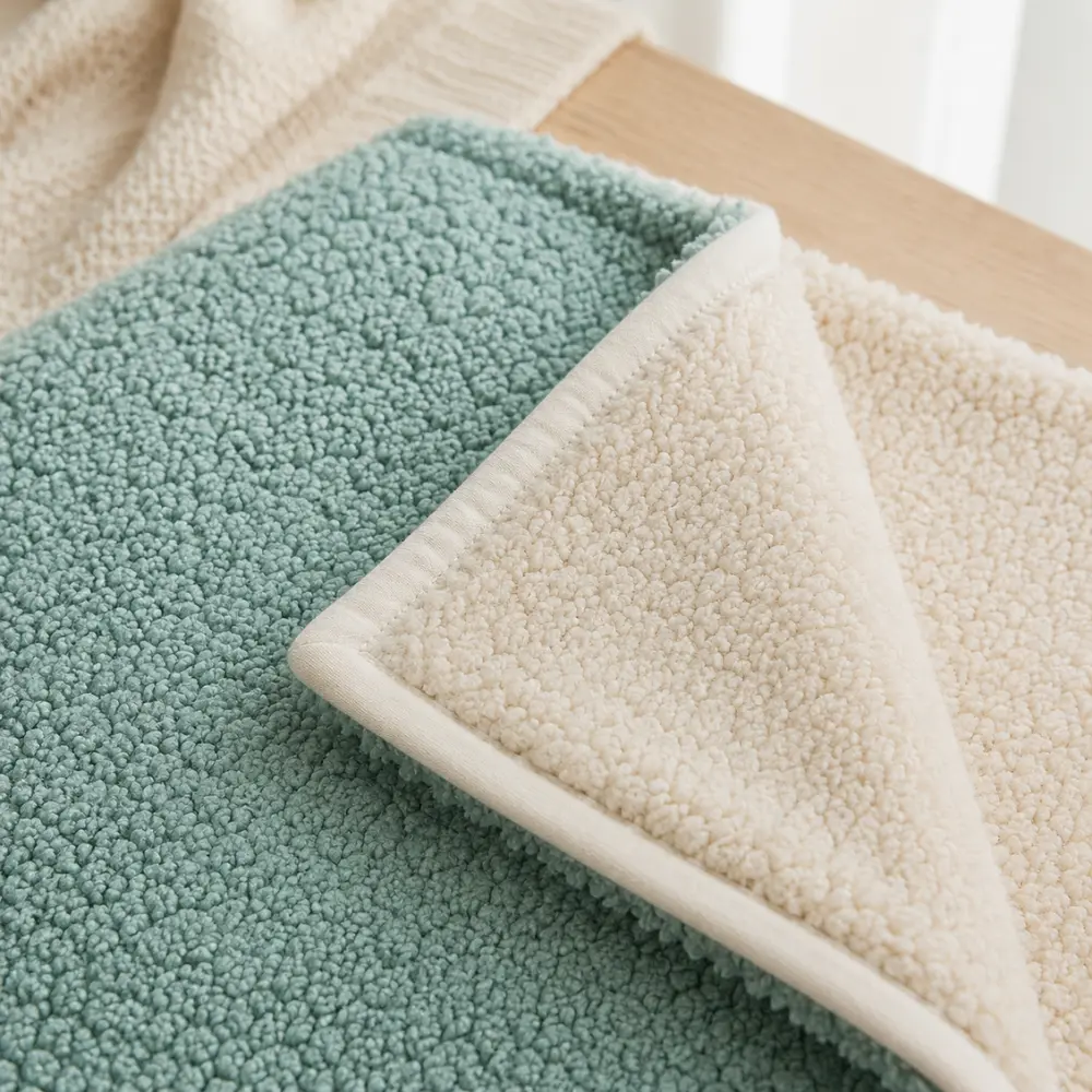 Coperta Fluffy Sherpa Balloon Agave