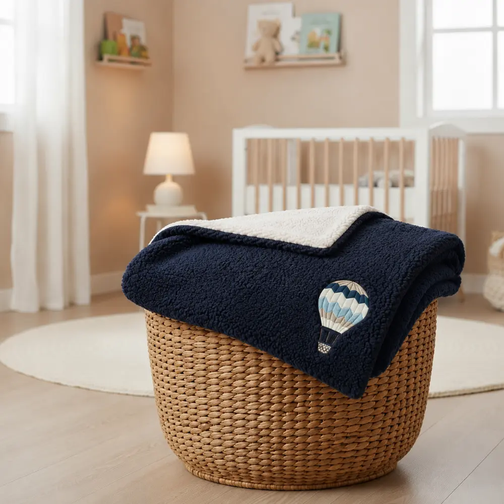 Coperta Fluffy foderata sherpa Balloon - immagine 5