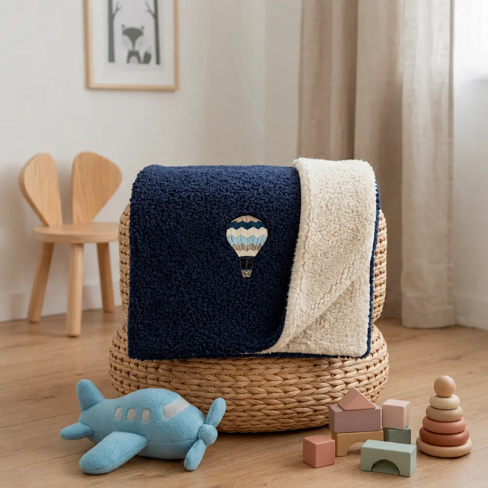Coperta Fluffy Sherpa Balloon Avio