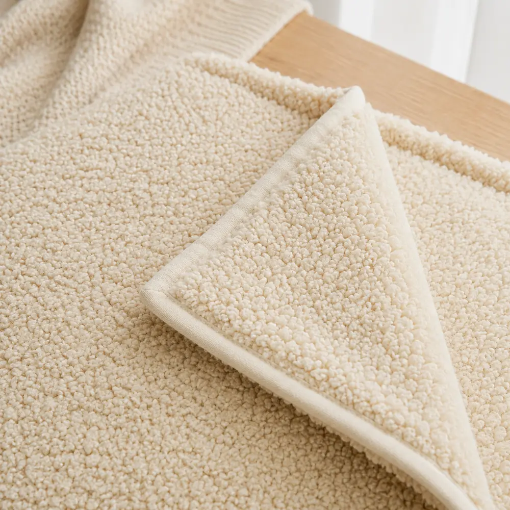 Coperta Fluffy Sherpa Balloon Moka
